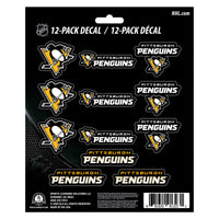 NHL - Pittsburgh Penguins 12 Count Mini Decal Sticker Pack