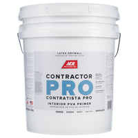 Ace Contractor Pro Primer - Goes on White Acrylic Latex Primer 5 gal