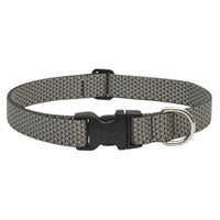 Eco Dog Collar, Adjustable, Granite, 1 x 12 to 20-In.