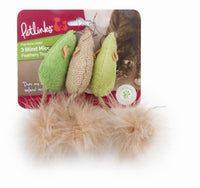 Plush Mice Cat Toy, 3-Pk.