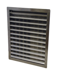 Air Vent Gable Vent 18" X 24" 118.8 Sq. In. Free Area 18-1/4" X 24-1/4" Opening Aluminum Mill (Case of 2)