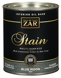 Zar 50912 1 Quart Blue Moon Interior Oil Base Stain