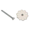 US Hardware RV Rosette Button 6 pk