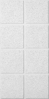 USG Radar Illusion Non-Directional 48 in. L X 24 in. W 3/4 in. Shadow Line Tapered Ceiling Tile (Pack of 6)