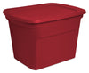 Sterilite 17316608 18 Gallon Rocket Red Storage Tote (Pack of 8)