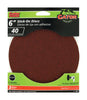 Gator 6 in. Aluminum Oxide Adhesive Sanding Disc 40 Grit Extra Coarse 3 pk