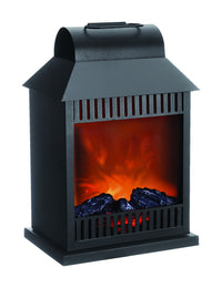 Paradise Lighting Black Metal Battery-Operated LED Flameless Lantern