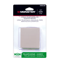 Monster Just Hook It Up 1-Line Phone Jack Surface-Mount