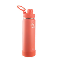 Takeya Actives 24 oz. Double Wall Water Bottle Coral