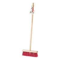 Toysmith Beetle & Bee Kids Push Broom Hardwood Red