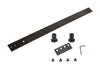 National Hardware Oil Rubbed Bronze Black Steel Sliding Door Hardware Kit 1 pk