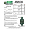 Green Hinge System Steel Residential Garage Door Hinge