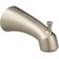 Brushed nickel diverter spouts