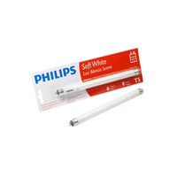 Philips 6 W T5 0.63 in. D X 9 in. L Fluorescent Tube Light Bulb Soft White Linear 3000 K 1 pk