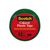 Scotch Green 125 in. L x 3/4 in. W Plastic Tape (Pack of 6)