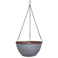 Southern Patio Burlap Planter Display Galvanized (Pack of 12)