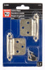 Bulldog 0.94 in. W X 3.90 in. L Brass Cabinet Hinge 2 pk