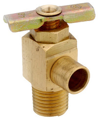 1/8-In. Male Pipe Thread 90 Degree Brass Drain