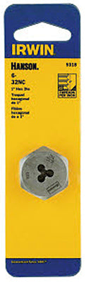 Hexagon Machine Screw Die, National Coarse, #6 x 32