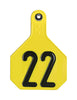 Y-Tex  Large Numbered  Plastic  2-Piece Ear Tag