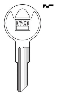 Hy-Ko Traditional Key Automotive Key Blank Single sided For Ilco (Pack of 10)