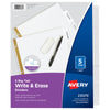 Avery Big Tab White Binder Dividers 1 pk