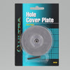 Ultra Security Gray Steel Hole Cover Plate 1 pk