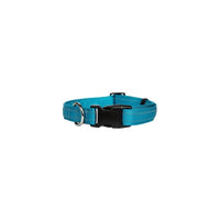 Petmate Teal Stitching Nylon Dog Adjustable Collar Small