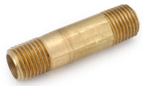 Amc 736113-0440 1/4" X 2-1/2" Low Lead Brass Nipple