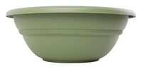 Bloem  20 in. Dia. Resin  Milano  Planter  Living Green