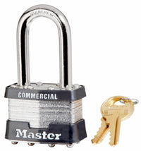 1-3/4 In. Keyed-Alike Laminated Padlock, 1.5-In. Long Shackle