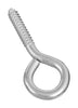 National Hardware 0.36 in.   D X 3-7/8 in.   L Zinc-Plated Steel Screw Eye 190 lb. cap. 2 pk (Pack of 10)