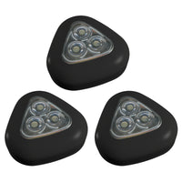 Stanley Black Battery Powered LED Push Light 1 pk