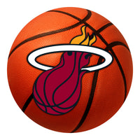 NBA - Miami Heat Basketball Rug - 27in. Diameter