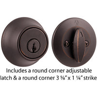 660 11P RCAL 3223 K3 1-Cyl Deadbolt - Venetian Bronze