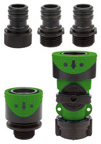 Full-Flow Quick-Connector Hose End/Faucet Set