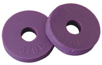 100-Pack 11/16-Inch O.D. Purple, 3/8-Inch Flat Faucet Washer