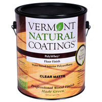 Vermont Natural Coatings  PolyWhey  Matte  Clear  Water-Based  Floor Finish  1 gal. (Pack of 4)