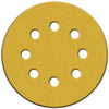 Norton Hook & Sand 5 in.   Aluminum Oxide Hook and Loop A290 Sandpaper Vacuum Disc 120 Grit Medium 2