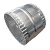 Builder's Best 3 in. L X 4 in. D Silver Aluminum Duct Connector