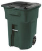 Toter 96 gal Greenstone Polyethylene Wheeled Garbage Can Lid Included