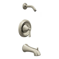 Brushed nickel Posi-Temp(R) tub/shower