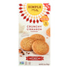 Simple Mills Cookies - Crunchy - Cinnamon - Case of 6 - 5.5 oz