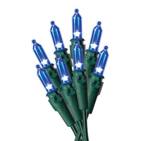 Christmas Light Set, Mini, Blue, 50-Ct.