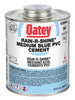 Oatey 30894 32 Oz Blue Rain-R-Shine® Medium PVC Cement