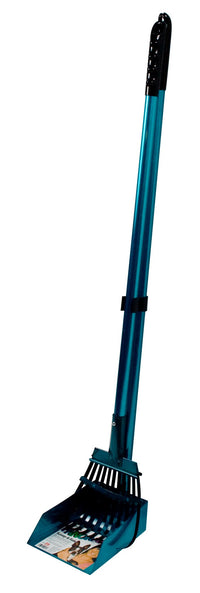 Flexrake 58AT 3' Teal Panorama Small Dog Scoop & Rake Set