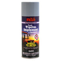 Rust-Preventative Enamel, Paint & Primer for Metal, Truck, Tractor, Implement & Equipment, Ford Light Gray, 12 oz. Spray