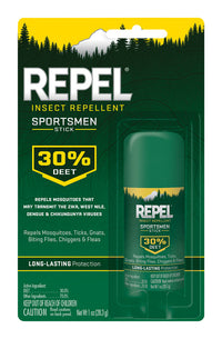 Repel Sportsmen Stick Insect Repellent Solid For Gnats/Mosquitoes/Ticks 1 oz