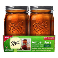 Ball Collection Elite Wide Mouth Canning Jar 32 oz. 4 pk (Pack of 4)