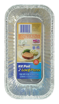 EZ Foil 5 in. W X 9 in. L Loaf Pan Silver (Pack of 12).